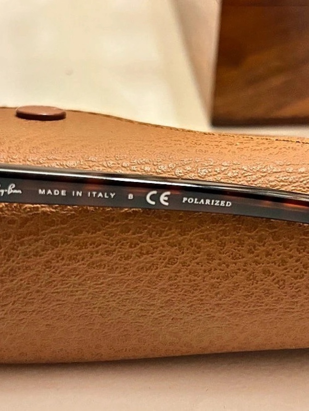 Ray-Ban Clubmaster Classic Clubmaster Sunglasses in Brown & Green Like New - Picture 10 of 15